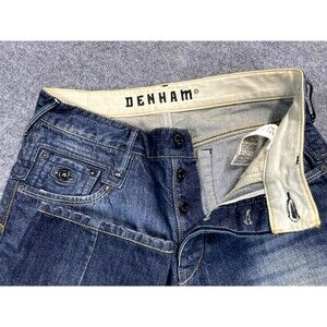 DENHAM Skin Slim Fit Jeans Men's W31/L28 Blue Faded Denim